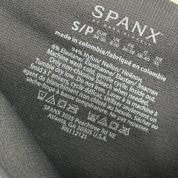 Spanx Black Camo Cropped Lamn Seamless Leggings - Picture 9 of 9